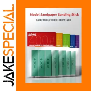MDWD Model Sandpaper Sticks Set 400-1200 Grit
