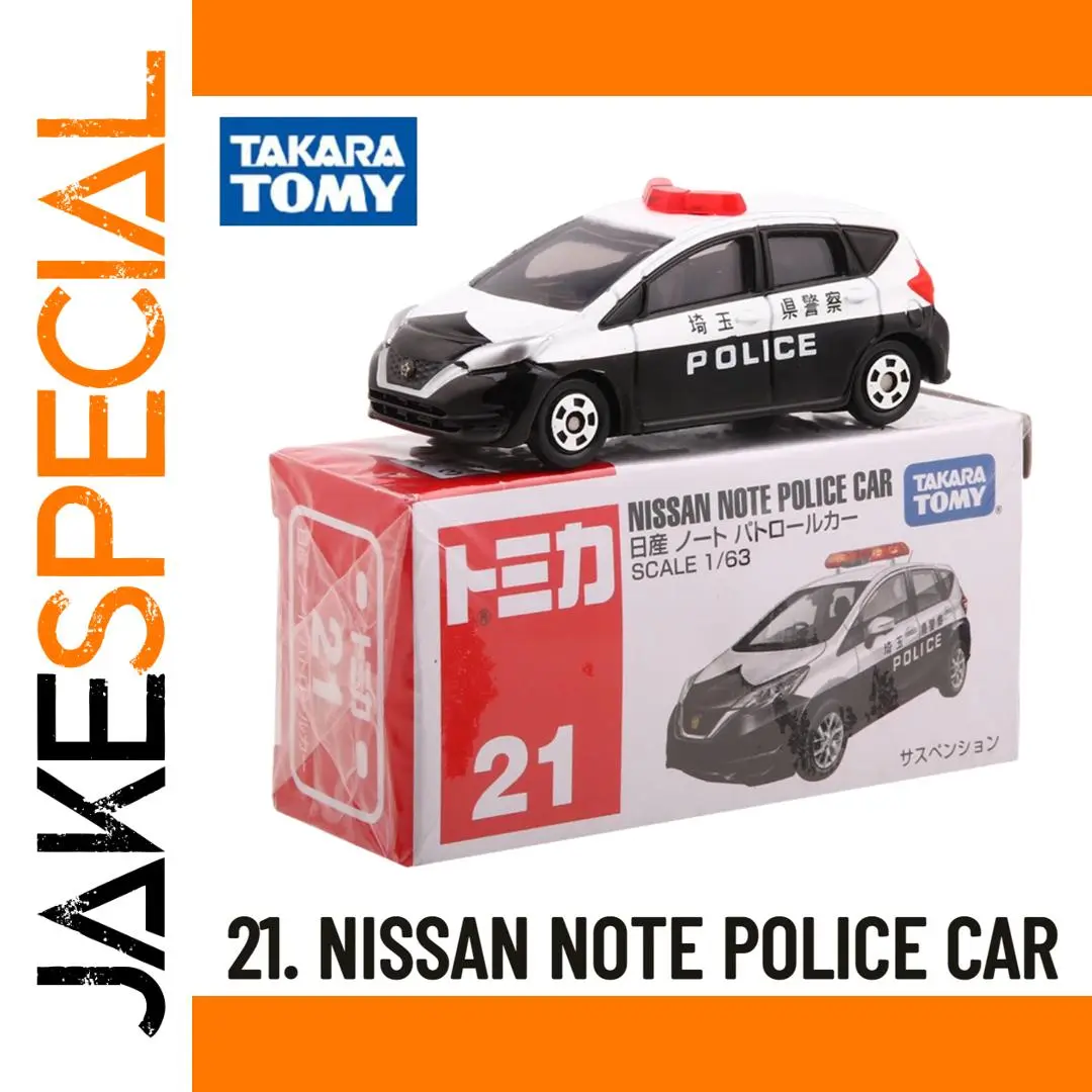 Nissan Note Police Car Scale Model by Takara Tomy 1 Nissan Note Police Car Scale Model by Takara Tomy