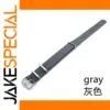 Gray Ballistic Nylon NATO Watchband 22mm 20mm 18mm