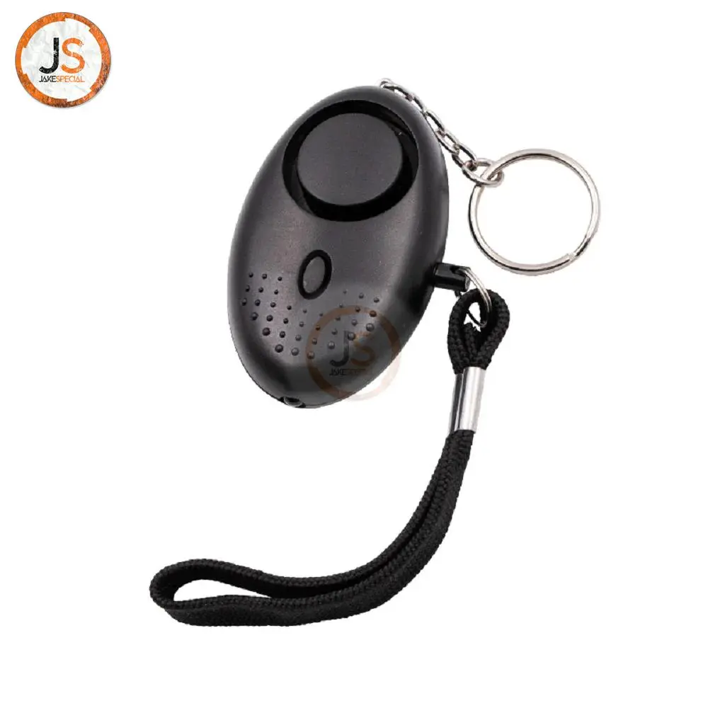 Black 130dB Personal Safety Alarm with Accessories 1 Black 130dB Personal Safety Alarm with Accessories