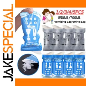 Disposable Urine Bag with Self-Sealing Mechanism