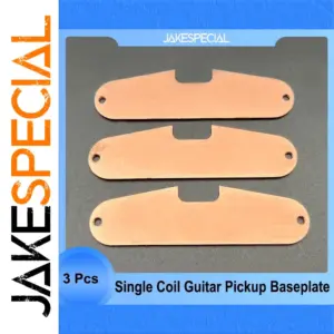 Brass-Plated Pickup Baseplate Set for Guitars