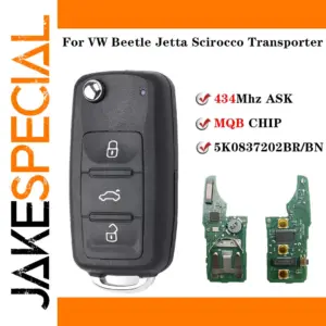 Volkswagen Keyless Entry Remote Key 2016-2020