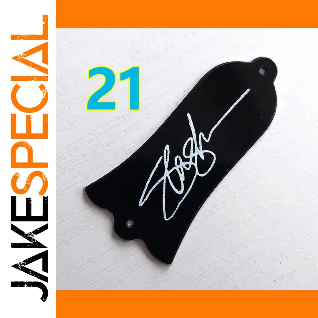 Two-Ply Black Truss Rod Cover for LP/SG Guitars 1 Two-Ply Black Truss Rod Cover for LP/SG Guitars
