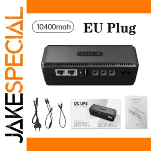 DC UPS Battery Backup 10400mAh Power Supply