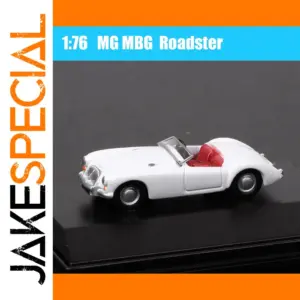 MG MBG Roadster 1/76 Scale Model White