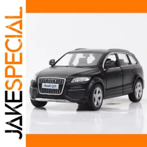 1:32 Audi Q7 SUV Matte Black Diecast Model