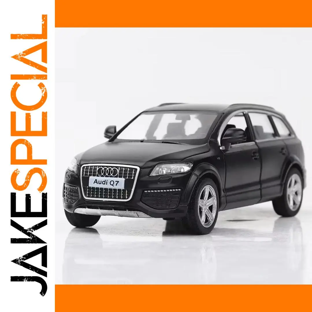 1:32 Audi Q7 SUV Matte Black Diecast Model 1 1:32 Audi Q7 SUV Matte Black Diecast Model