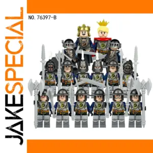 Knight Troops Building Block Figures Set
