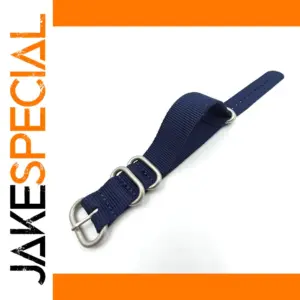 Navy Blue NATO Watchband Strap 18-24mm for SEIKO IWC Citizen Rolex