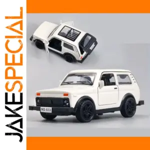 1:36 Scale White LADA NIVA Diecast Model