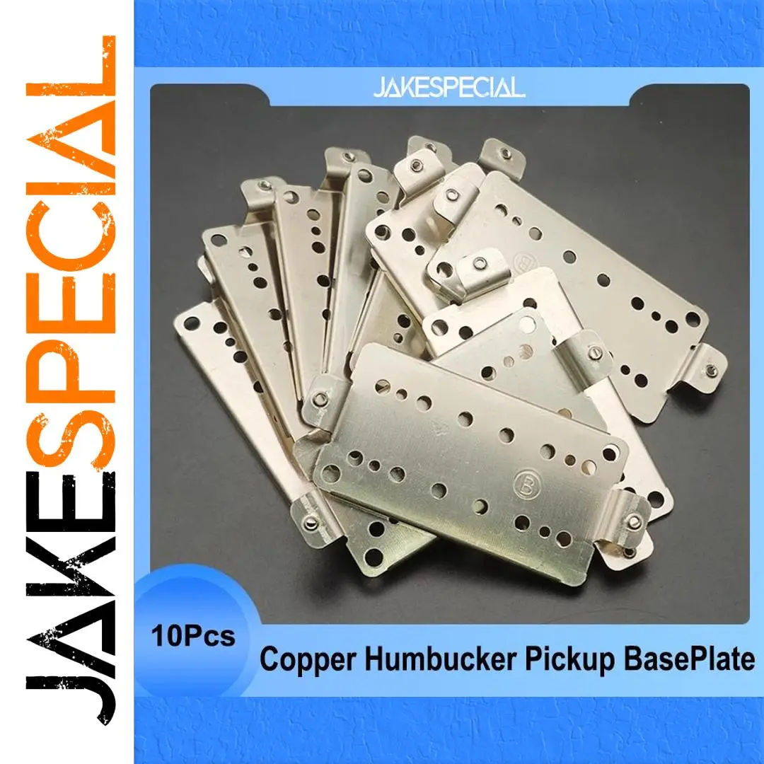Copper-Nickel Humbucker Base Plates Set of 10 1 Copper-Nickel Humbucker Base Plates Set of 10
