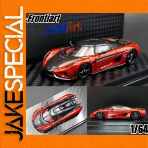 Regera Red Supercar 1:64 Scale Model