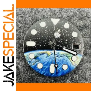 28.5mm Starry Sky Earth Watch Dial for NH35/36