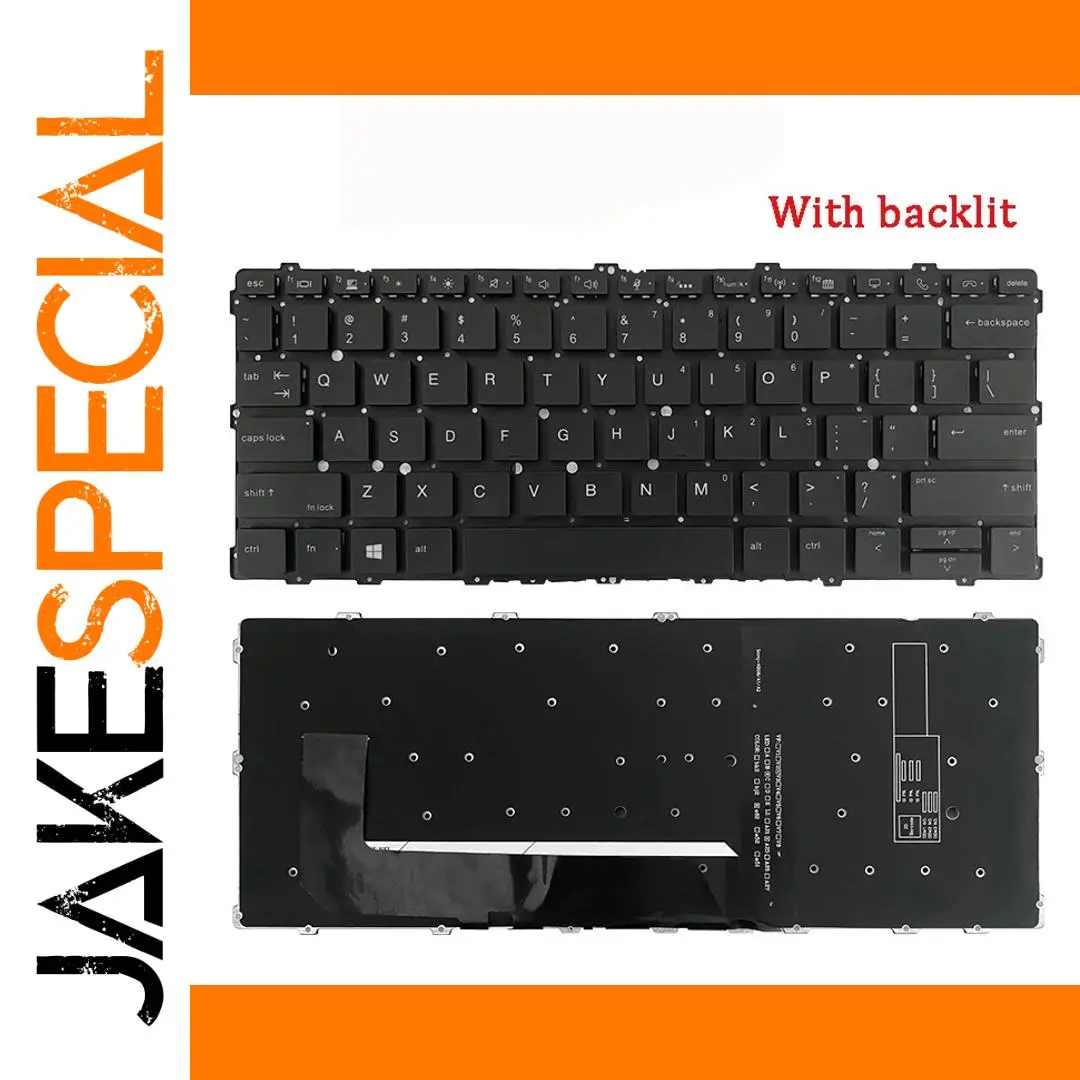 HP EliteBook X360 Keyboard Replacement Black 1 HP EliteBook X360 Keyboard Replacement Black