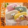 Large Capacity Plush Pencil Case in Cute Design