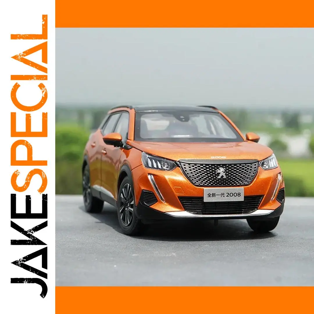 Diecast 1:18 Scale Metallic Orange Peugeot 2008 Model 1 Diecast 1:18 Scale Metallic Orange Peugeot 2008 Model