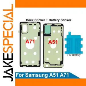 Samsung Galaxy A51 A71 Back Cover & Stickers