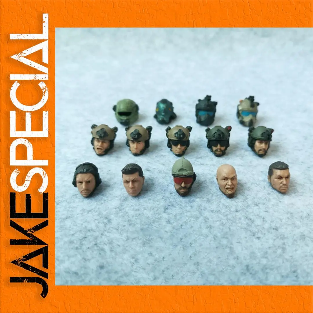 1:18 Scale Military Soldier Head Collection 1 1:18 Scale Military Soldier Head Collection