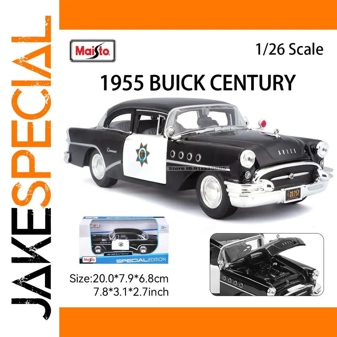 Maisto 1:26 Scale 1955 Buick Century Model 1 Maisto 1:26 Scale 1955 Buick Century Model