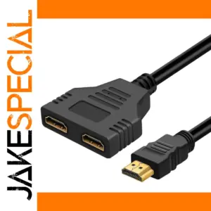 HDMI Male to Dual HDMI Female Splitter Cable