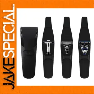 Silicone Waterproof Safety Razor Case in Black