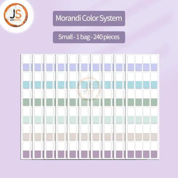 Self-Adhesive Sticky Notes Set in Pastel Colors - Image 7