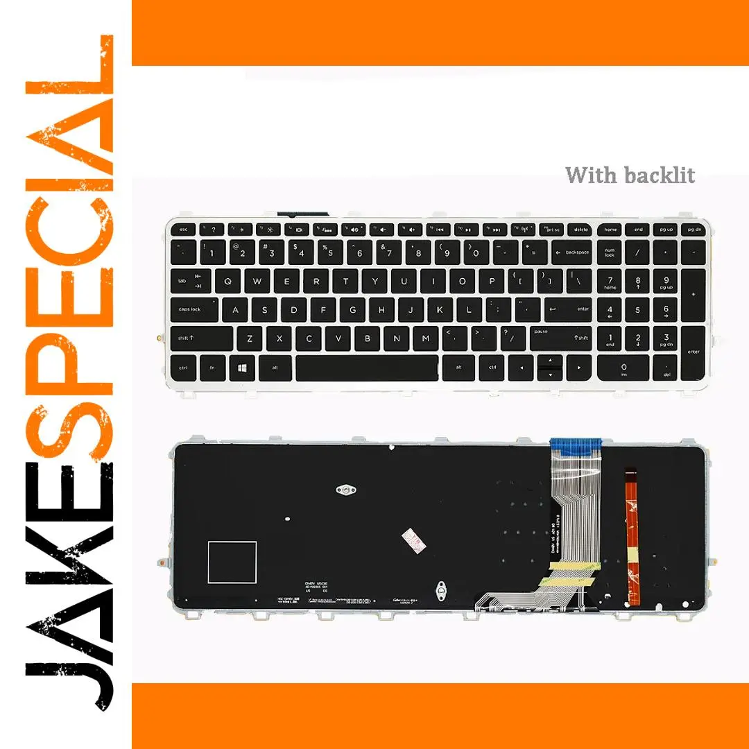 HP Envy 15-J 17-J Backlit Laptop Keyboard 1 HP Envy 15-J 17-J Backlit Laptop Keyboard