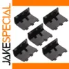 5 Black Battery Cover Doors for Xbox One Controller