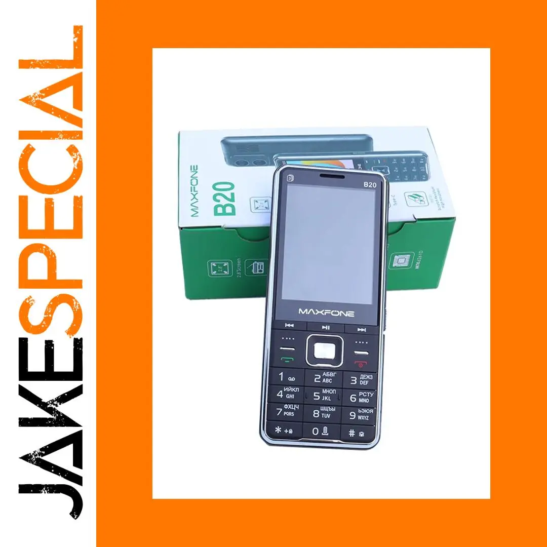 MAXFONE B20 Flip Mobile Phone with 3 SIMs 1 MAXFONE B20 Flip Mobile Phone with 3 SIMs