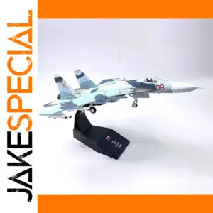 Diecast 1:100 Su-27 Flanker Fighter Model