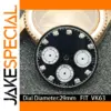 Elegant 29mm VK63 Movement Watch Dial