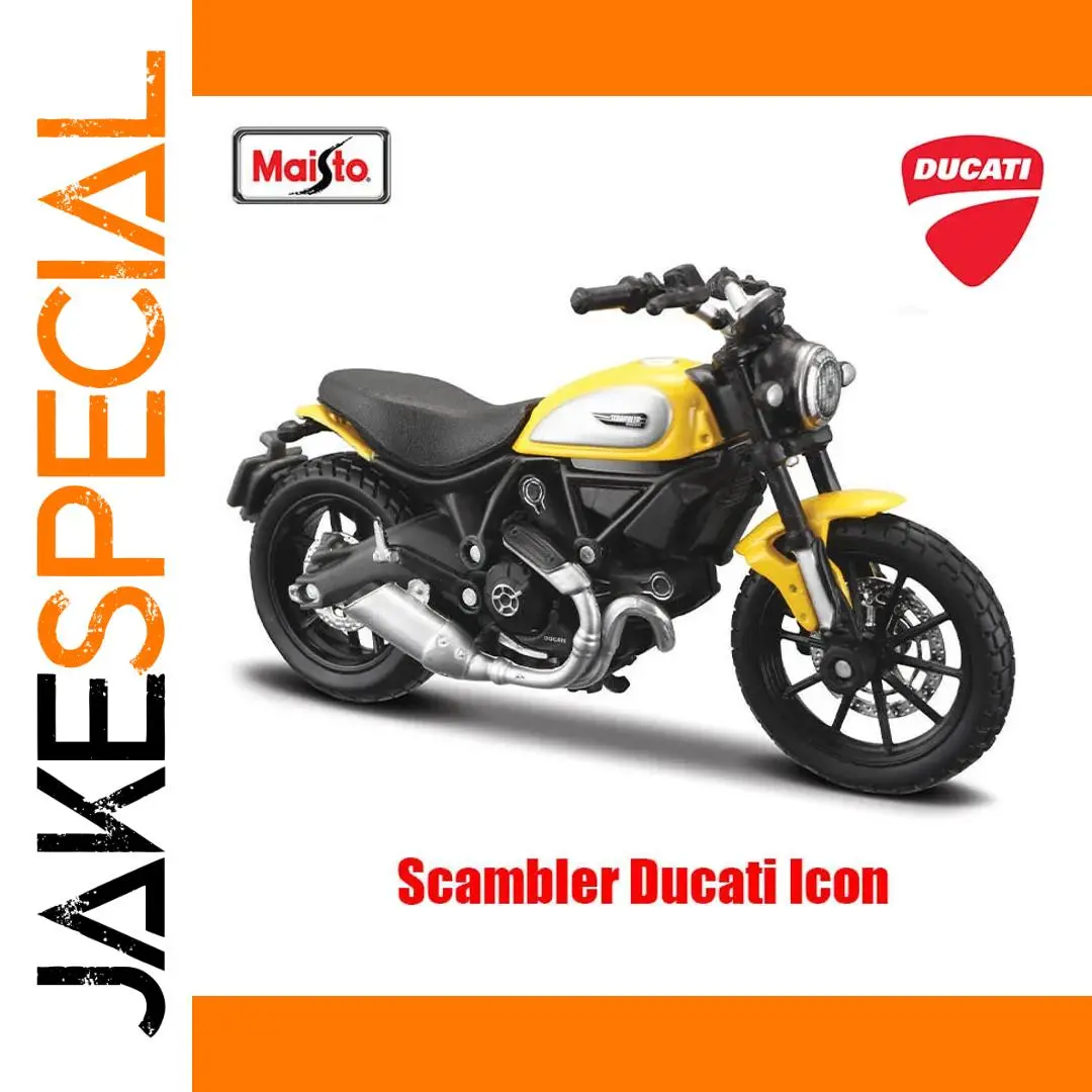 Maisto 1:18 Scrambler Ducati Icon Model Motorcycle 1 Maisto 1:18 Scrambler Ducati Icon Model Motorcycle