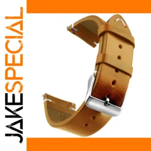 Brown Genuine Leather Watch Band 20 cm 18-24mm