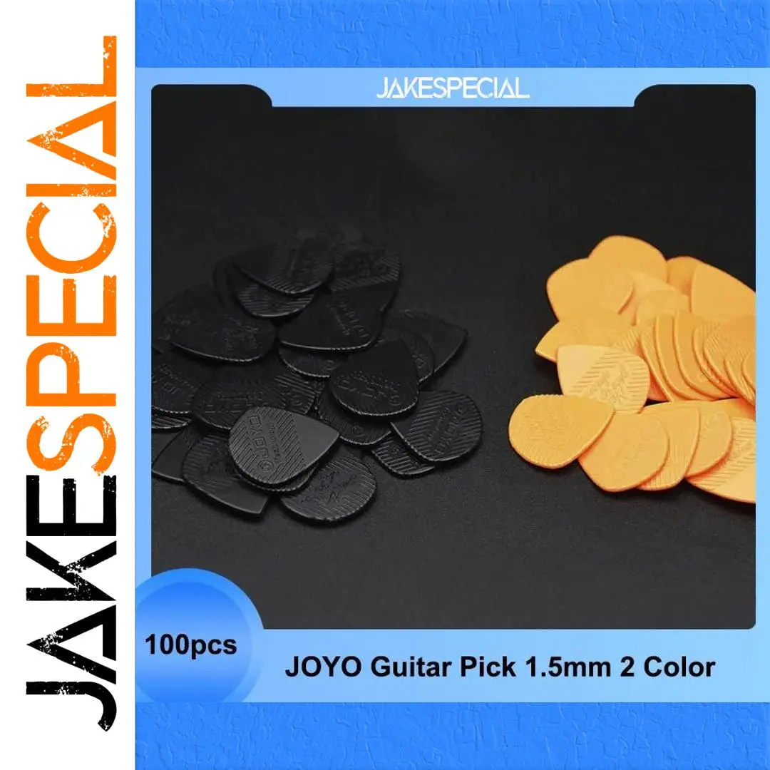 100 Premium Guitar Picks in Black and Orange 1 100 Premium Guitar Picks in Black and Orange