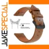 Genuine Leather Watch Band for Samsung & Garmin