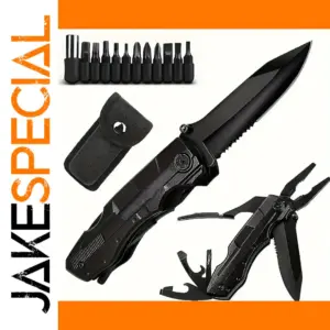 Portable Folding Multitool Knife for Outdoors