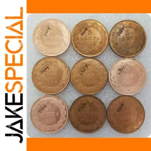 1833-1849 Greece 5 Lepta Replica Coins