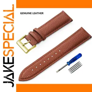 SAMCO Genuine Leather Watch Band 12mm to 24mm