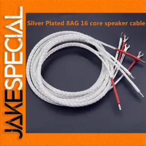 HiFi 8AG Sterling Silver Speaker Audio Cable