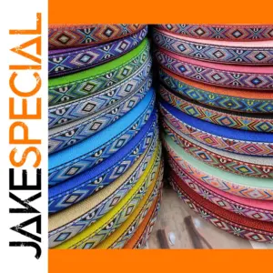 Vintage Colorful Jacquard Ribbon 5 Yards