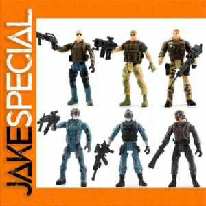American Soldiers Action Figures Set of Six