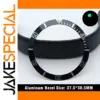 Black Sloping Ceramic Bezel Insert 37.5mm