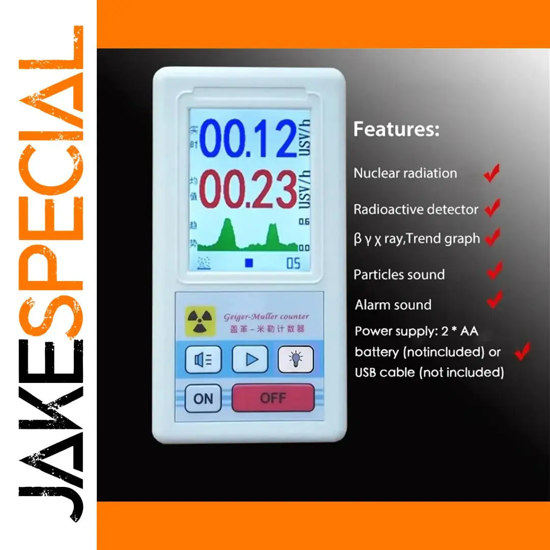 BR-6 Geiger Counter Radiation Detector LCD 1 BR-6 Geiger Counter Radiation Detector LCD