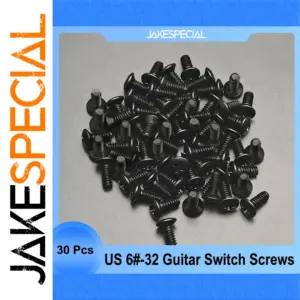 Set of 30 US 6#-32 Guitar Switch Screws