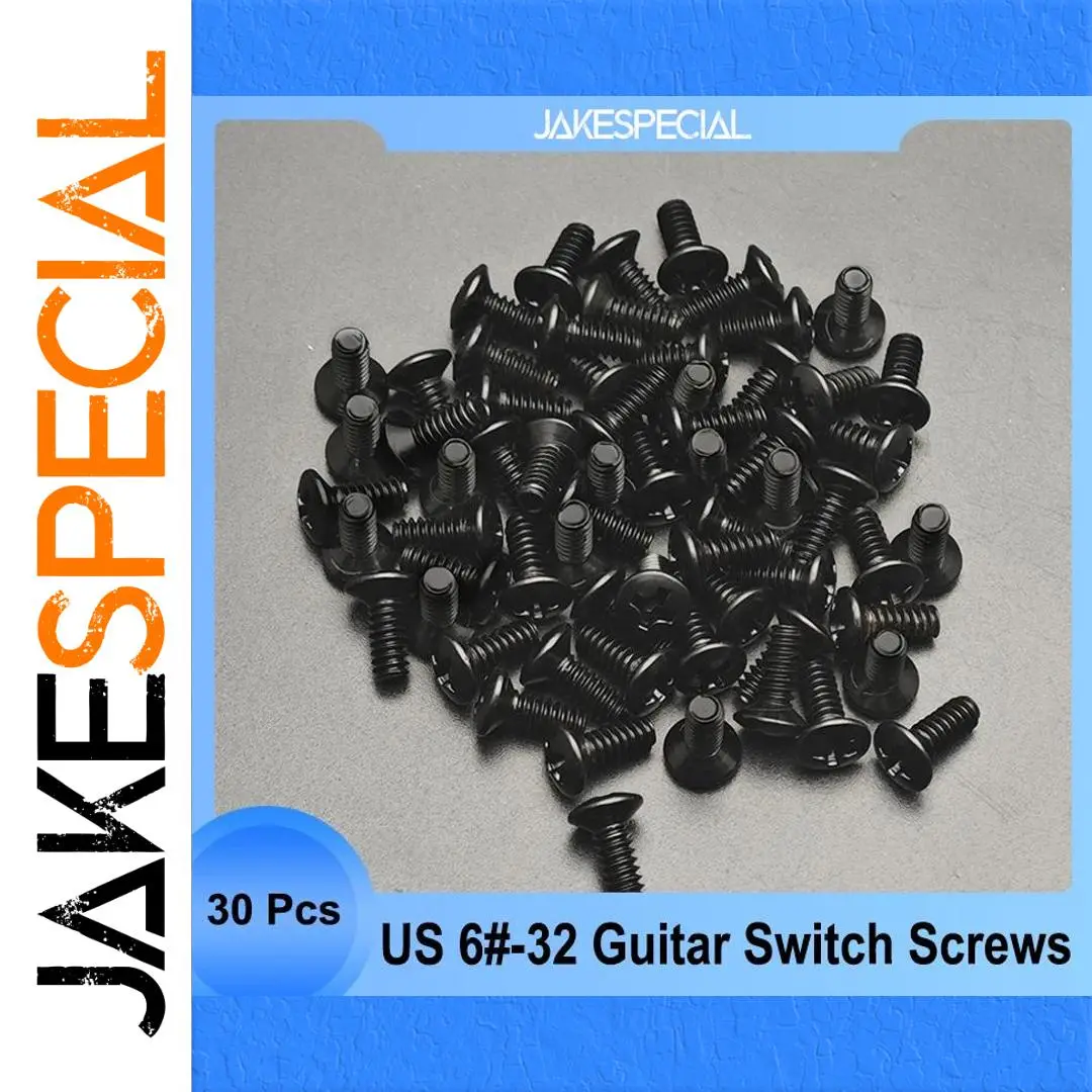 Set of 30 US 6#-32 Guitar Switch Screws 1 Set of 30 US 6#-32 Guitar Switch Screws