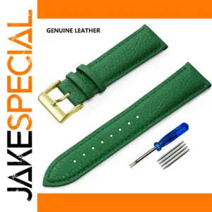 Genuine Leather Green Watch Band for All Models