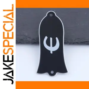 Custom Black Truss Rod Cover for Gibson Guitars