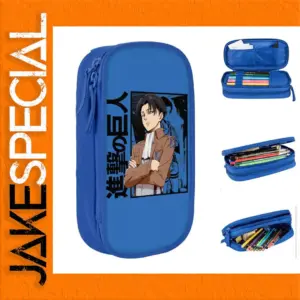 Cute Levi Attack on Titan Pencil Case
