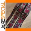 Black Embroidered Jacquard Ribbon Trim 20MM 33MM 50MM